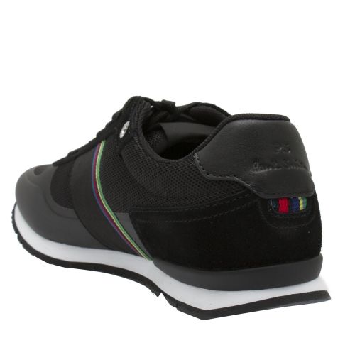 Mens Black Ericson Stripe Trainers 48698 by PS Paul Smith from Hurleys