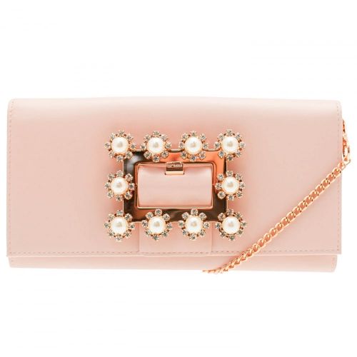 Womens Light Pink Claira Buckle Purse With Chain 18561 by Ted Baker from Hurleys