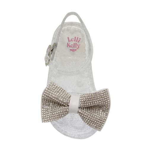 Baby Clear Glitter Dalia Bow Sandals (22-27) 42060 by Lelli Kelly from Hurleys