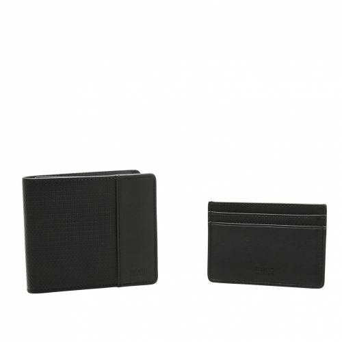 Mens Black Wallet & Card Holder Gift Set 51773 by BOSS from Hurleys