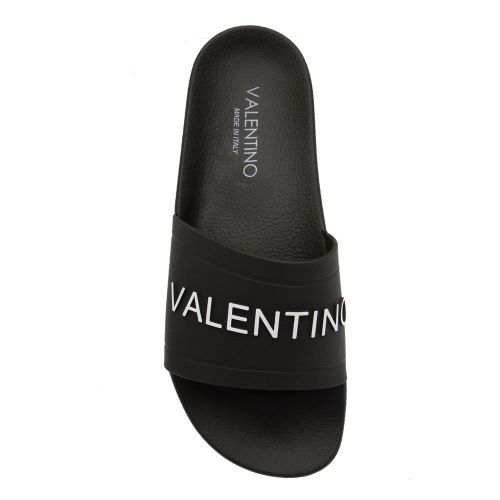 Mens Black Branded Slides 86655 by Valentino Shoes from Hurleys