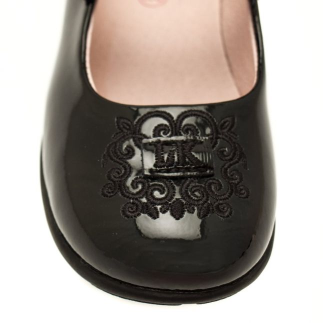 Girls Black Patent Priscilla F-Fit Shoes (25-35)