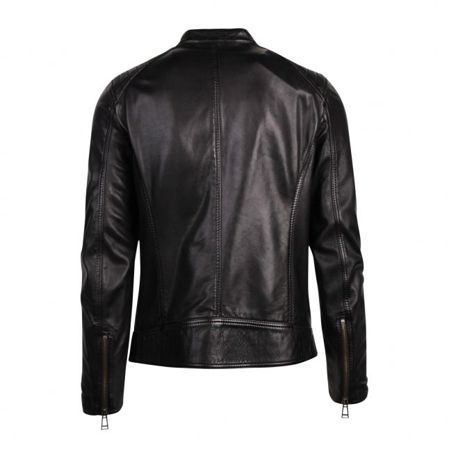 Mens Black V Racer 2.0 Leather Jacket