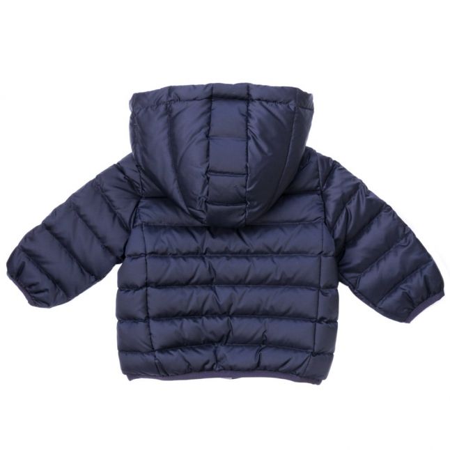 Baby Navy Hooded Down Filled Jacket
