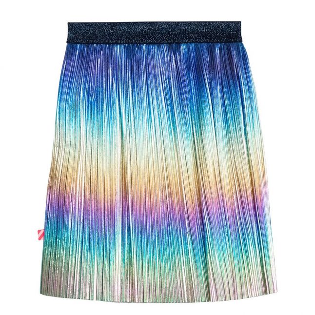 Girls Multicoloured Iridescent Pleated Skirt