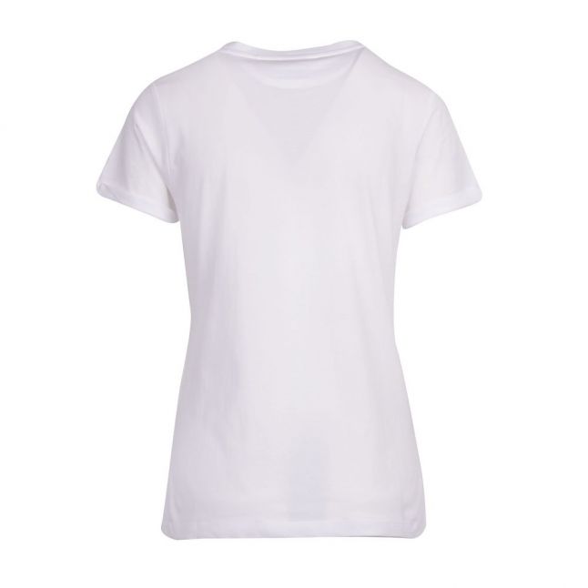 Womens White The Slim Tee Patch S/s T Shirt