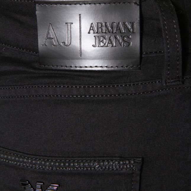 Womens Black J18 Studded Pocket Slim Fit Jeans