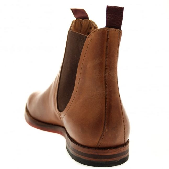 H By Hudson Mens Tan Tamper Chelsea Boots