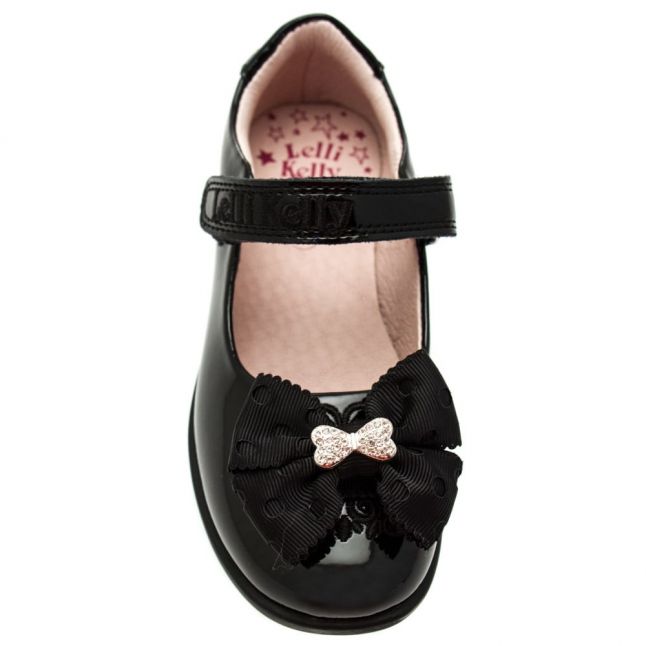 Girls Black Patent Priscilla E-Fit Shoes (27-33)