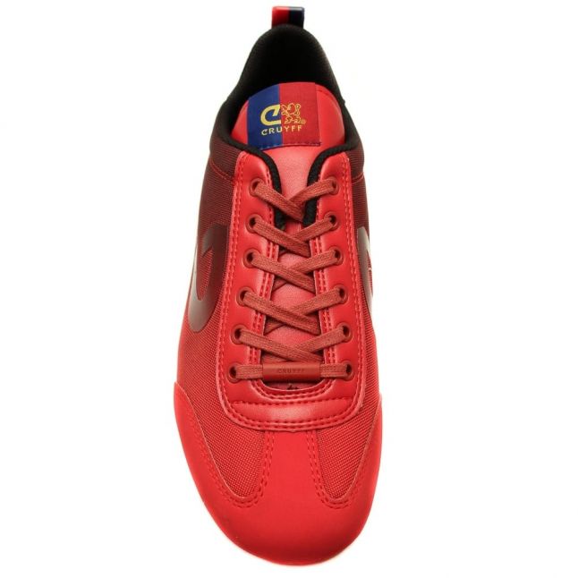 Mens Flash Red Mesh Vicenzo Trainers