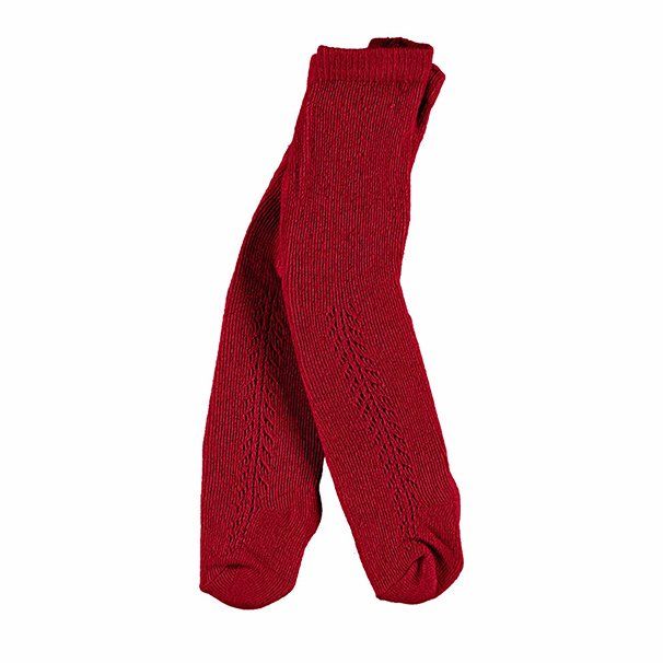Baby Red Knitted Tights
