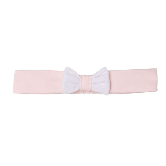 Baby Pale Pink Babygrow & Headband Set