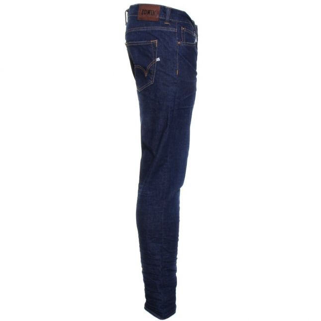 Mens 12.5oz Blue Soak Wash ED-80 Slim Tapered Fit Jeans