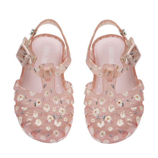 Girls Pink Daisy Mini Possession Sandals (4-9)