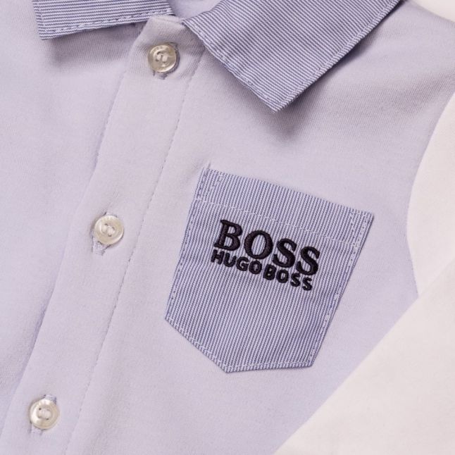 Boss Baby Pale Blue L/s Romper Suit