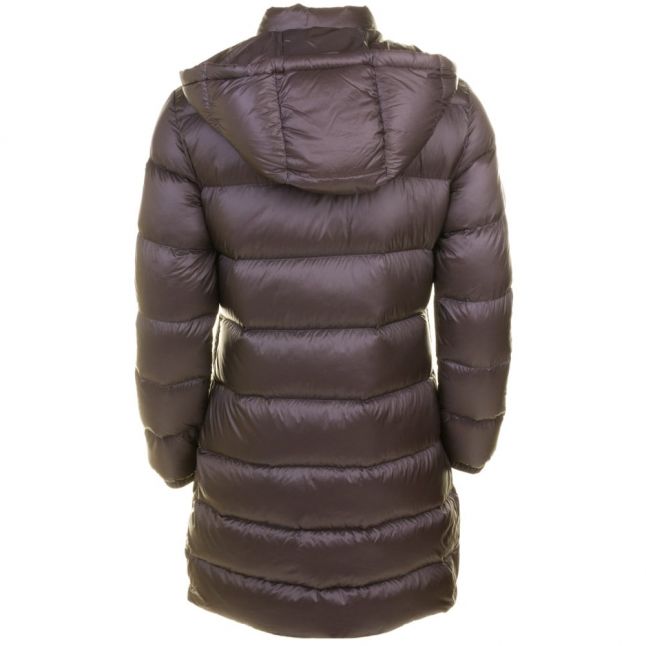Womens Taupe Duck Down Puffer Jacket