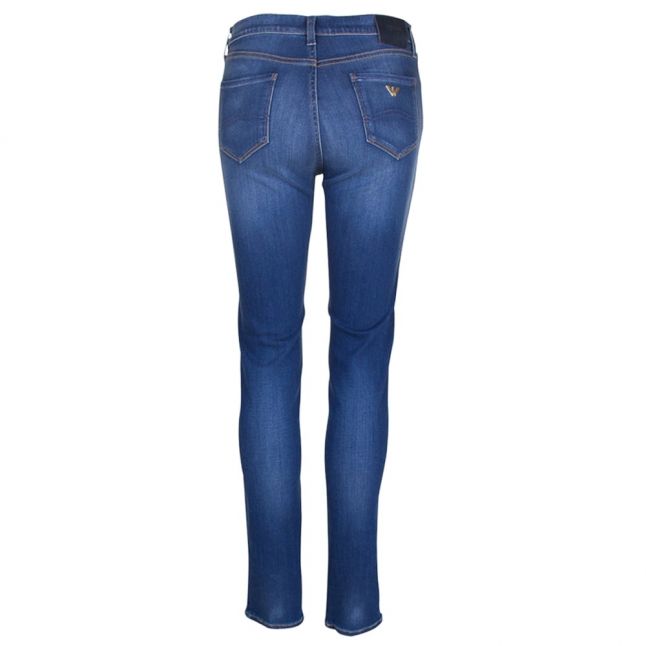 Womens Blue Wash J20 High Rise Skinny Fit Jeans
