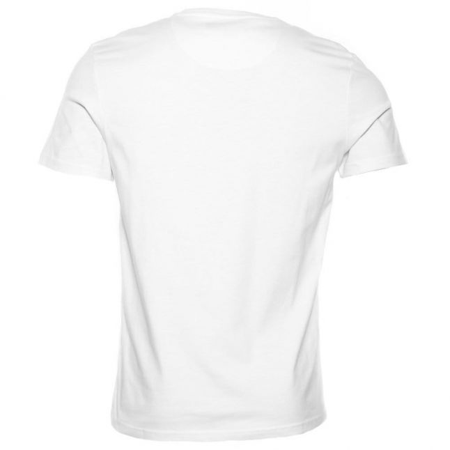 Mens White Small Logo S/s Tee Shirt 67346 by Armani Jeans from Hurleys
