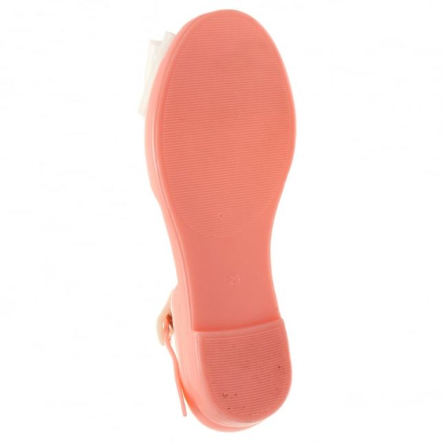Girls Pink Frappe Bow Sandals (29-32)