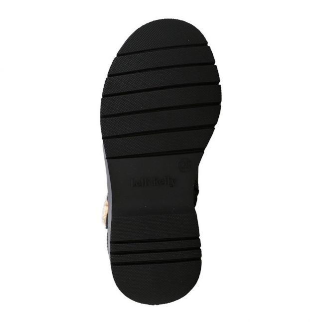 Girls Black Patent Kalla Unicorn Mid Boots (28-37)