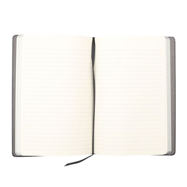 Mens Black Notery Plain A5 Notebook