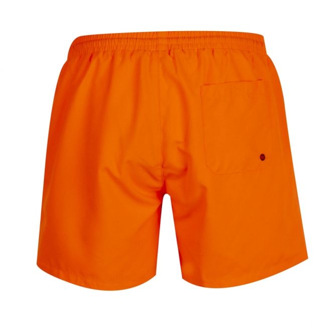 BOSS Mens Bright Orange Pearleye Swim Shorts | Hurleys