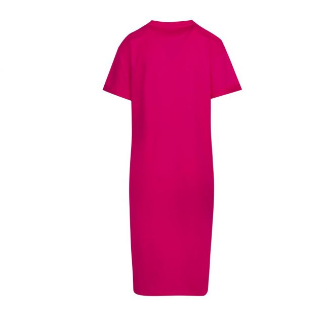 Womens Bright Pink Naily Midi Jersey Dress