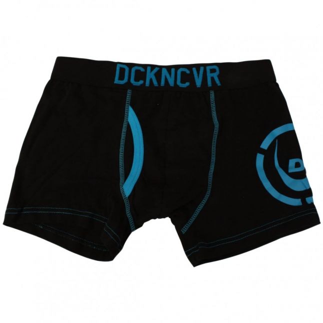 Fitted Boxers in Black/Blue