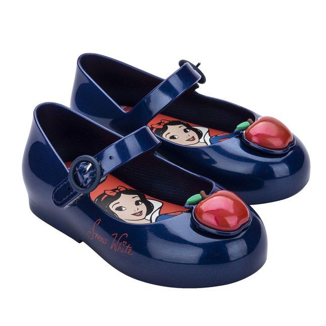 Girls Blue Snow White Mini Disney Sweet Love Shoes (4-9)