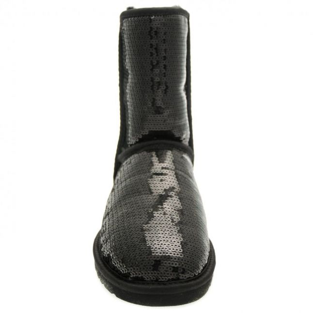 Australia Womens Black Classic Short Sparkles Boots