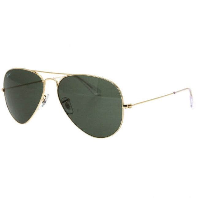 Gold RB3025 Aviator Large Sunglasses 14424 by Ray-Ban from Hurleys