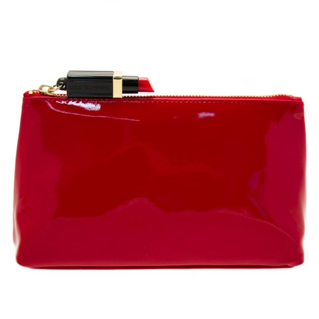 Womens Red Patent T-Seam Pouch 49428 by Lulu Guinness from Hurleys