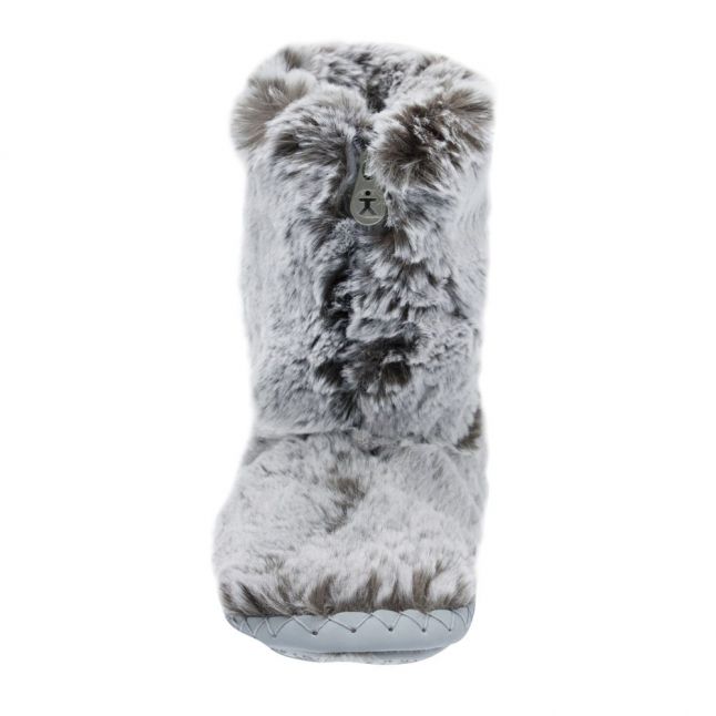 Womens Grey Timberwolf Cole Luxury Faux Fur Boots