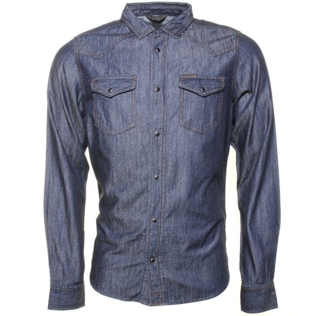 Mens Denim Wash New-Sonora L/s Shirt 37435 by Diesel from Hurleys