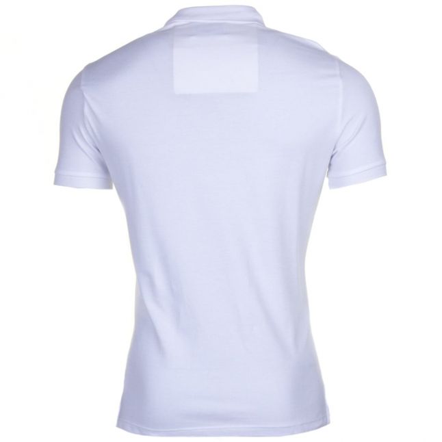 Mens White Regular Fit S/s Polo Shirt