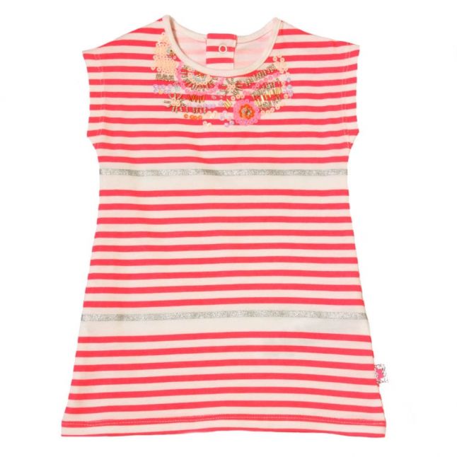 Baby Pink Striped Dress
