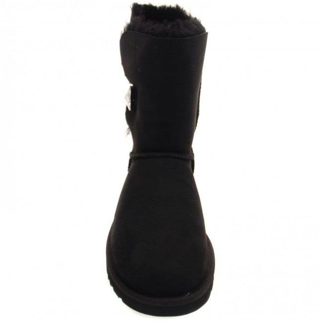 Womens Black Bailey Button Bling Boots