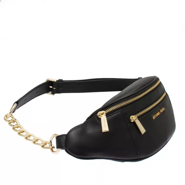 Michael Kors Womens Black Mott Pebble Bum Bag | Hurleys