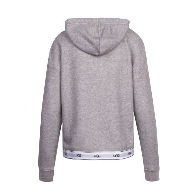 Womens Grey Heather Sena Hooded Zip Through Lounge Top 77280 by UGG from Hurleys
