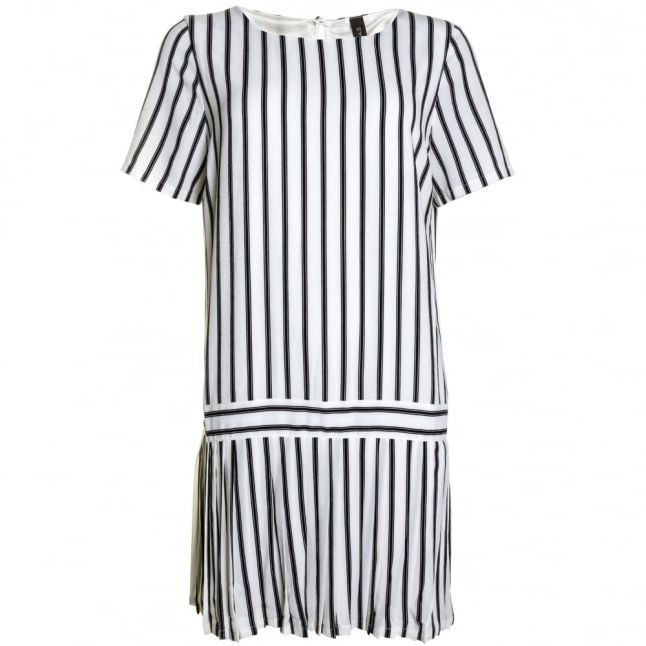 Womens Black & White Yasjuly Stripe Dress