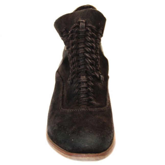 H By Hudson Womens Brown Peak Ankle Boots