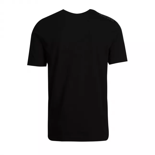 Athleisure Mens Black Tee Small Logo S/s T Shirt
