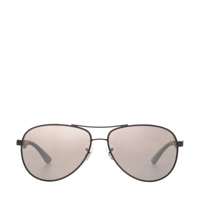 Black/Mirror Polarized RB8313 Carbon Fibre Sunglasses
