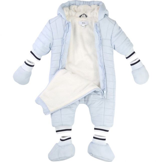 Baby Blue Tipped Snowsuit