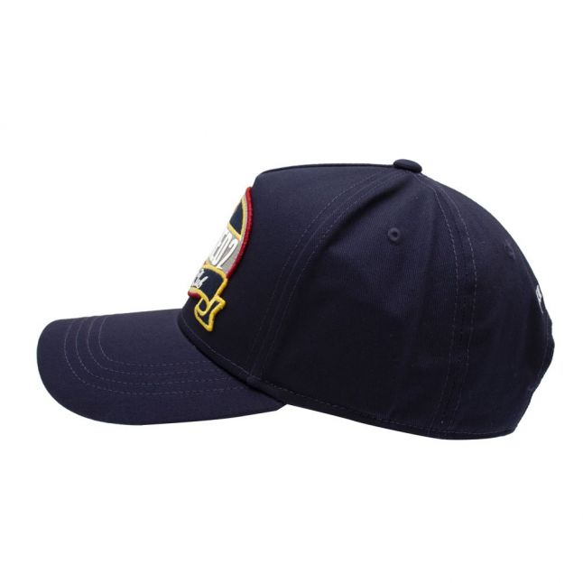 Boys Night Blue Embroidered Patch Cap