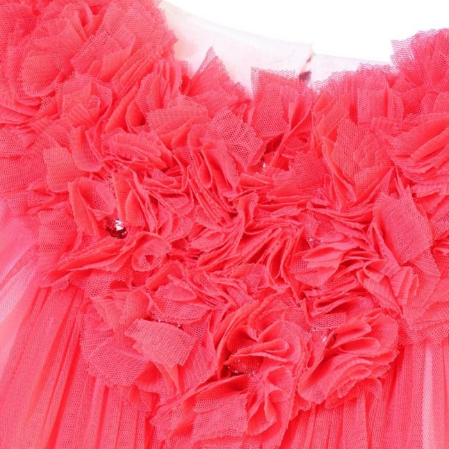 Girls Pink Layered Dress