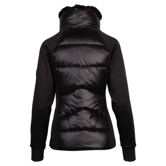 Womens Black Platinum Titanium Hybrid Sweat Jacket