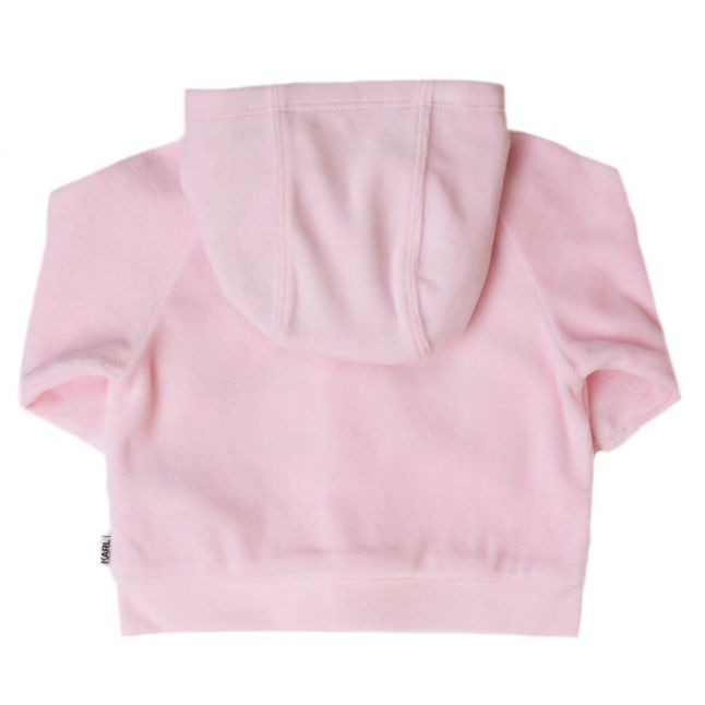 Baby Pink Kitten Hooded Zip Sweat Top