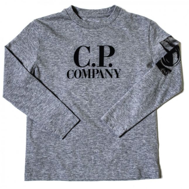 Boys Grey Printed Portal L/s Tee Shirt