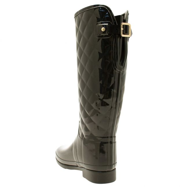 women's refined adjustable quilted tall riding boots